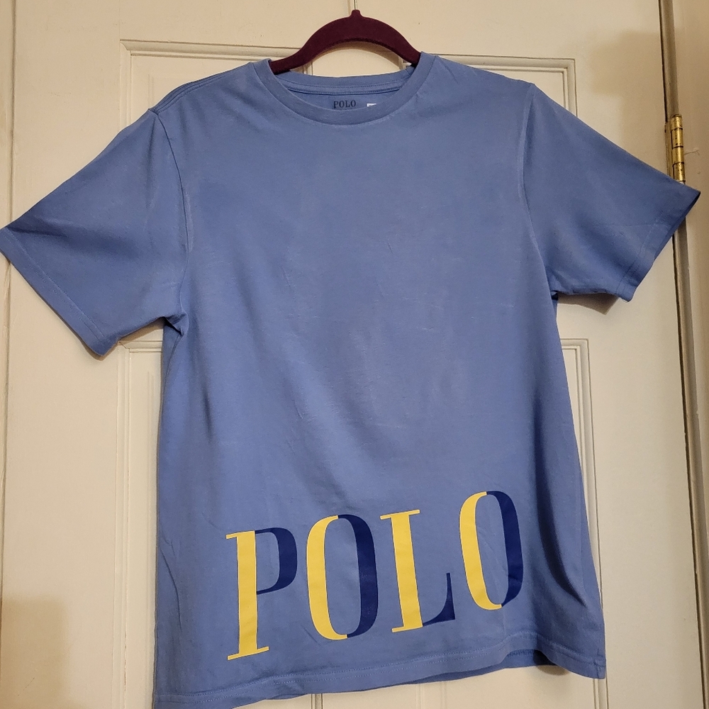 Polo Ralph Lauren Shirt Sky Blue Size L (14-16)